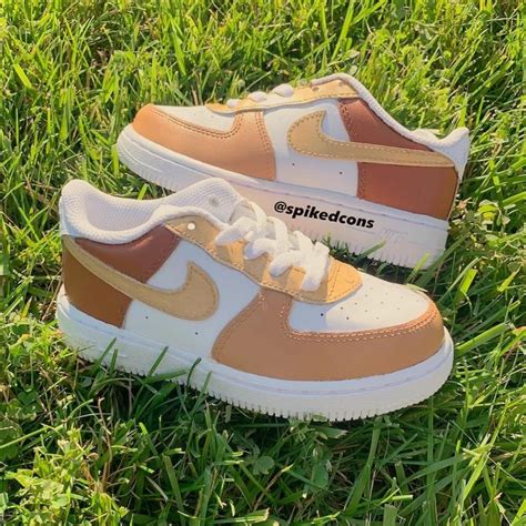 brown air force 1 kids.